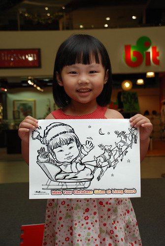 caricature live sketching for "Make Your Christmas Shine at Liang Court" - 4