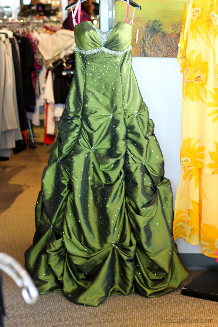 stunning olive gown
