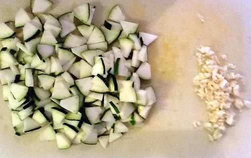 zucchini and garlic