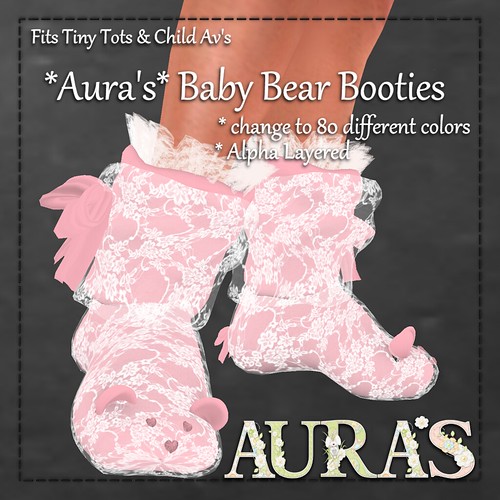 Baby Bear Booties by Aura Milev