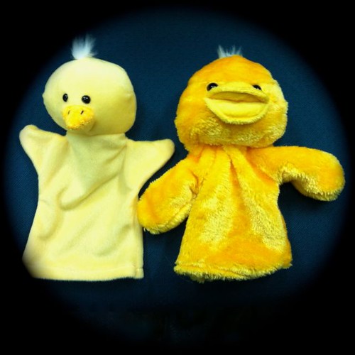 Chick & Duckling puppets