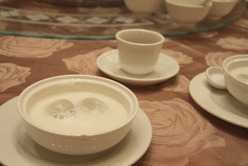 Tang Yuan and almond milk at Shiang Garden. Richmond, BC