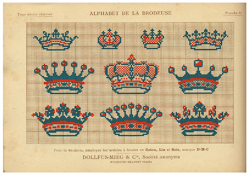 018-Alphabet de la Brodeuse1932- Thérèse de Dillmont