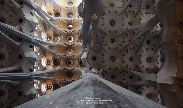 Hola Barcelona~巴塞隆納。聖家堂 Sagrada Familia 沙包重量構成的弧線  R1042647
