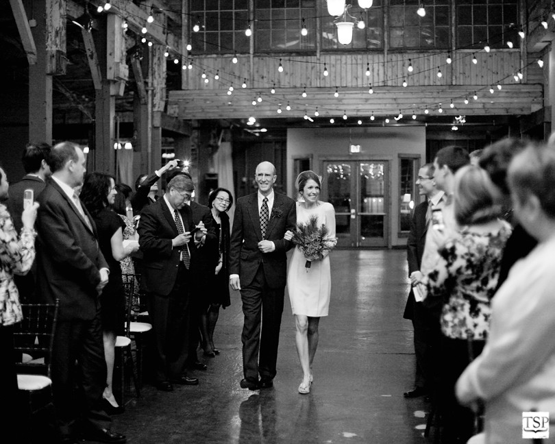 Father of Bride and Bride at Sodo Park