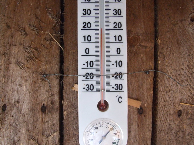 temperatura umbra, Salcie, 19 martie 2012
