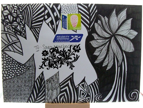 mail art 365-059 front by Miss Thundercat