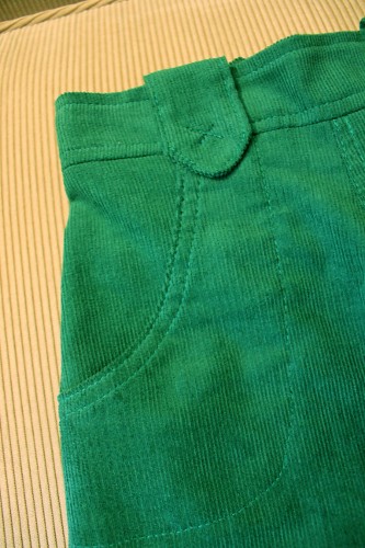 nowhere pants - front detail