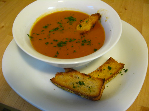 Potato and Roasted Tomato Soup!