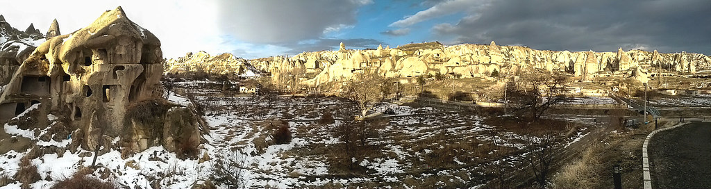 Cappadocia 洞穴飯店外的景色