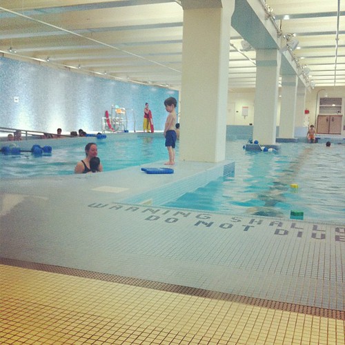 1st day of swim lessons