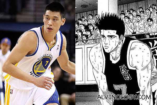Akira Sendo on the left; Jeremy Lin on the right?