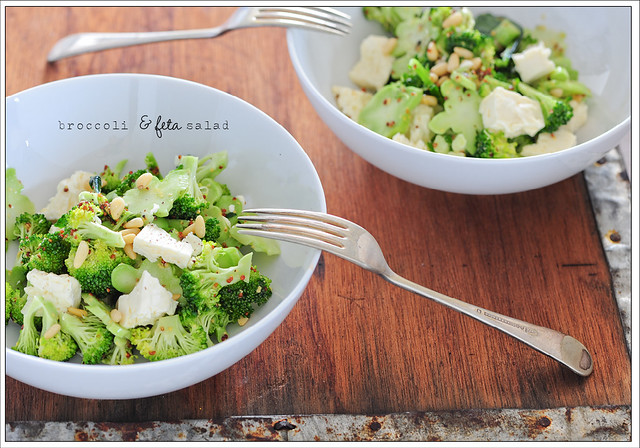 broccoli & feta salad