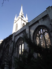 Church of St Dunstan in the East, City of London.