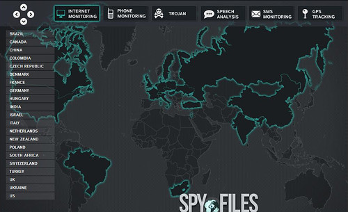 Spy Files - Mapping Companies Involved in Internet Monitoring