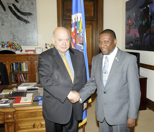 OAS Secretary General Meets with Saint Lucia Foreign Minister