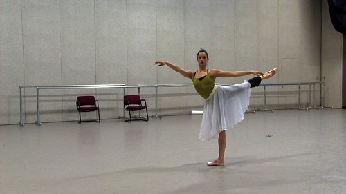 Alessandra Rehearsing