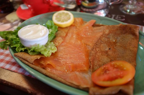 crepe lunch at Cluny Cafe