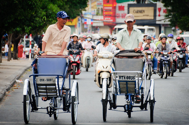 The streets of Saigon