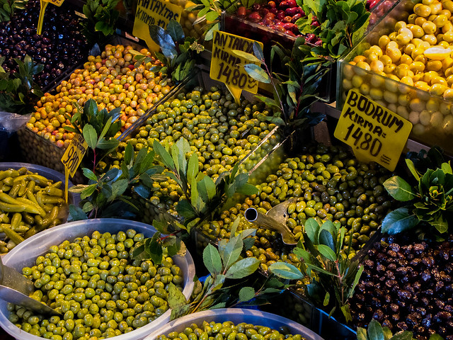 Olive Market in Istanbul