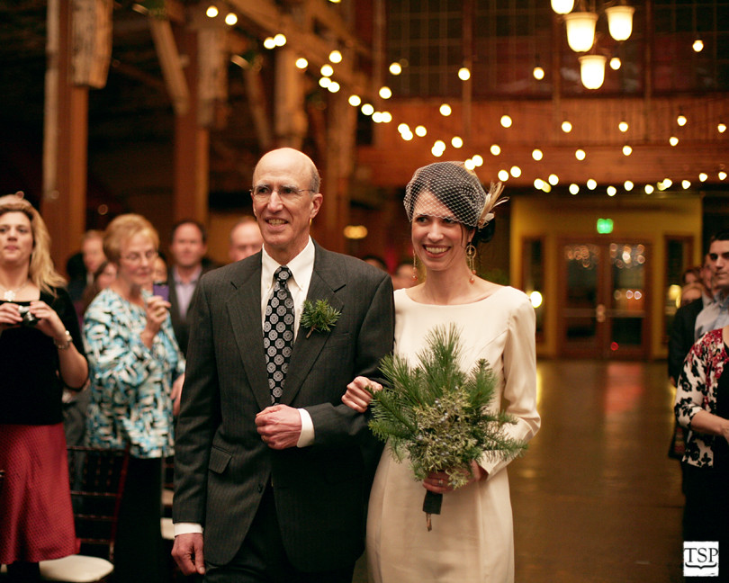 Father of Bride and Bride at Sodo Park