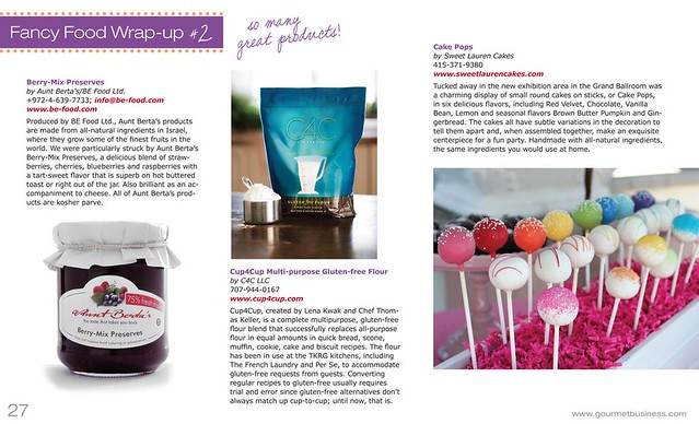 Cake Pops on Page 27 of Gourmet Business