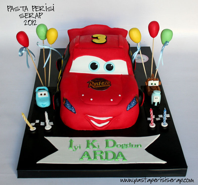 CARS 2 BIRTHDAY CAKE -ARDA