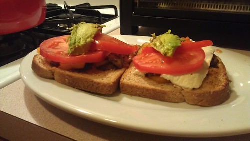 Cooking: Open faced cheese sandwiches by dharder9475