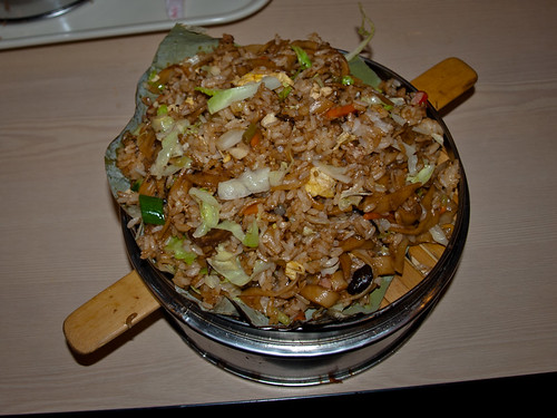 Comida china - arroz fideos y verduras