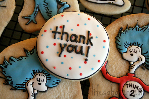 Dr. Seuss Thank-You Cookie.