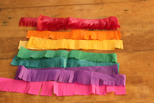 a rainbow of tissue!