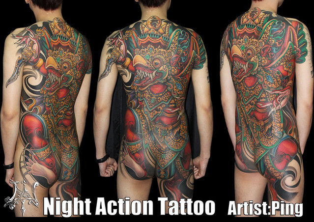 2012 Best Back Tattoo Male WINNER at 4th Sydney tattoo expo