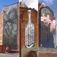 1/3 - Before to leave Manchester, here the artworks realized by the other artists with which we had the pleasure to work "side by side" in the @citiesofhope project (part 1 of 3). @_faith47 about gay rights, @phlegm_art about sustainability, @case_maclaim