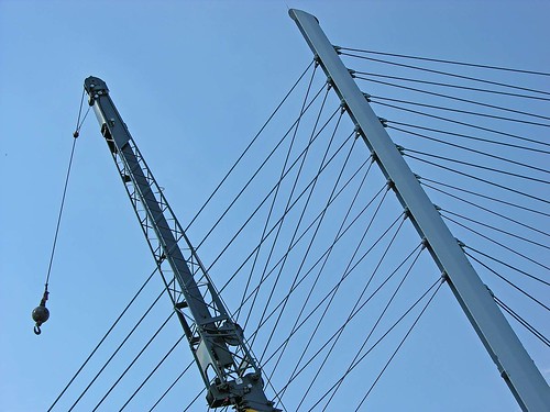 crane and cables