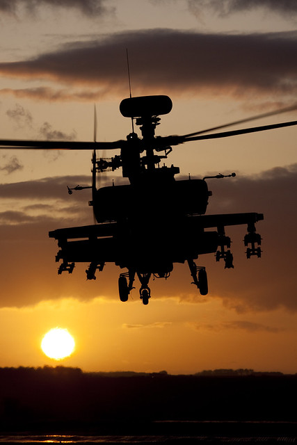AAC Apache at Sunset - Exercise Pashtun Jaguar