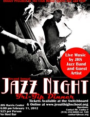 jazz dinner flyer