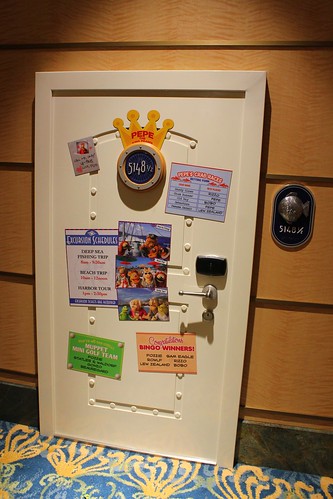 Pepe the King Prawn stateroom door for Muppets Adventure Game