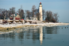 Point Aux Barques Lighthouse - Port Hope, Michigan by Michigan Nut