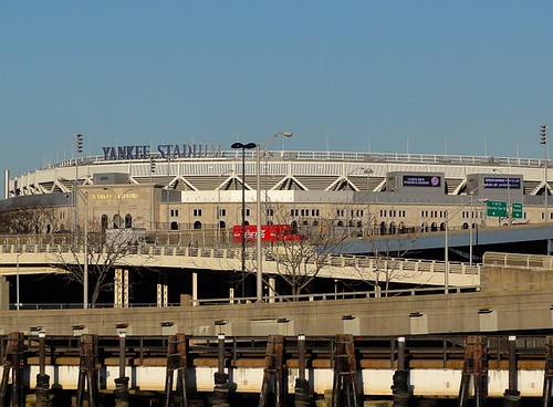 Yankee Stadium from the River