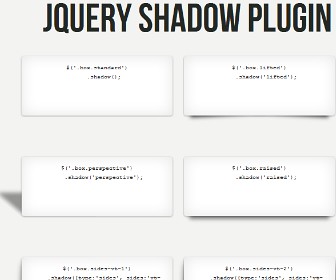 jquery shadow css3