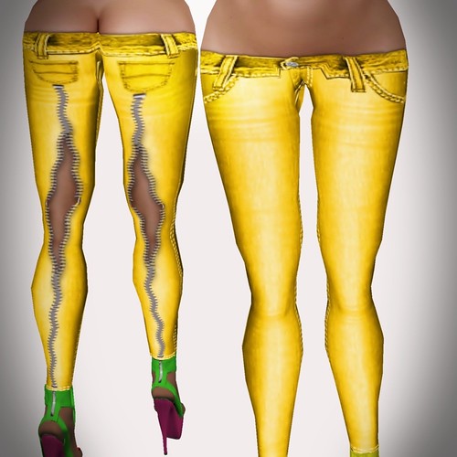 A&A Fashion Spring Jeans B yellow