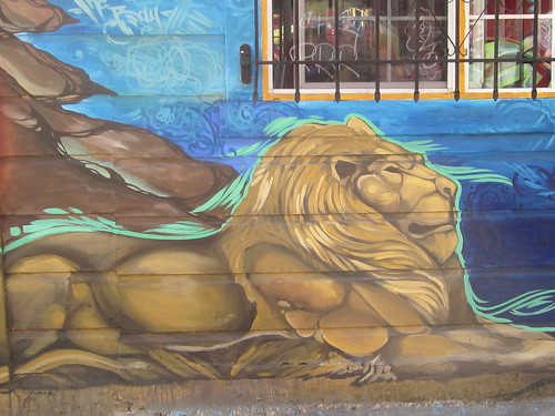 Lion Building Mural
