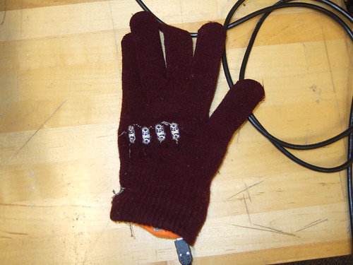 KNight Riders' Glove - when sensor is not pressed