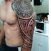 Full Sleeve Tribal Tattoo Design