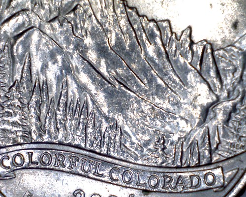 US quarter coin: Colorado