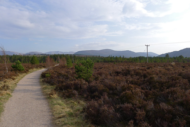 View back to the Cairngorms