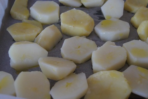Easy Roast Chicken - Potatoes