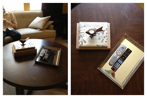 Coffee Table Styling Attempt 1