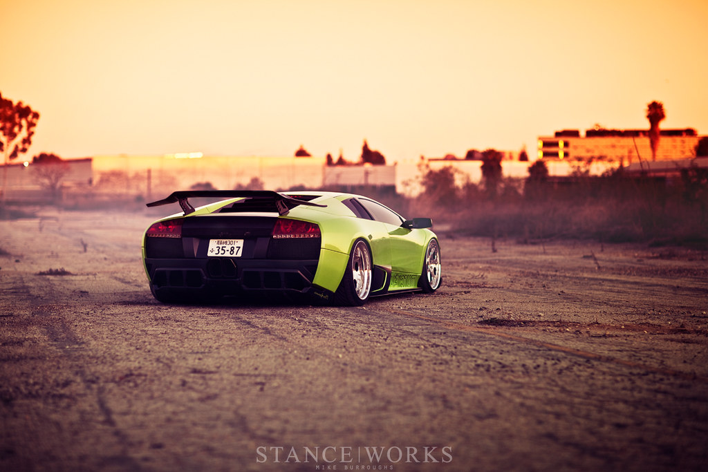 Lamborghini Murcielago Green HRE Vintage by HRE Wheels on Flickr