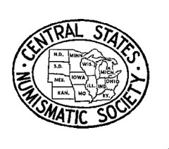 Central Stats Numismatic Society logo